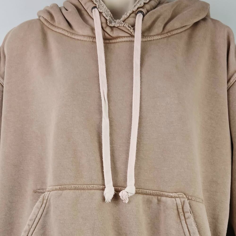 We The Free SZ S Zuma Hooded Sweatshirt Distressed Brown - Picture 3 of 7